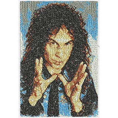 Matriz de matriz Matriz De Bordado Ronnie James Dio